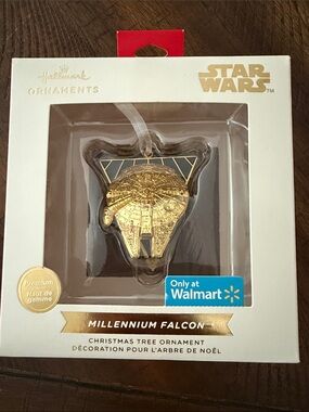 Hallmark Gold Millennium Falcon Holiday Ornament